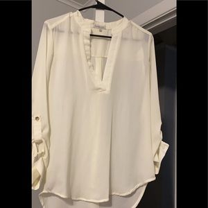 White Charlotte Russe tunic